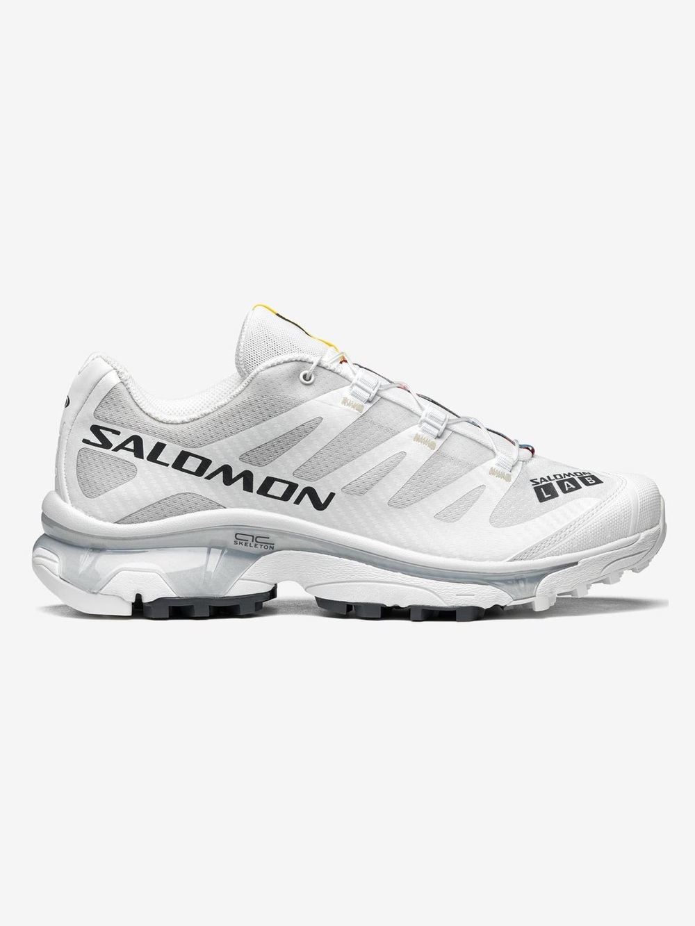 Salomon White Trail Running Sneakers with Black Branding unisex